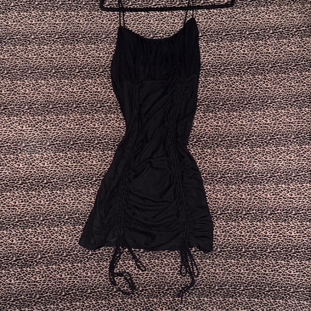 Active USA Women's black mini dress size Large